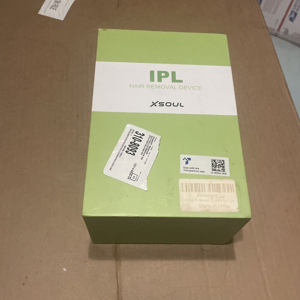 XSOUL At-Home IPL Painless Hair Removal for Women and Men Open Box